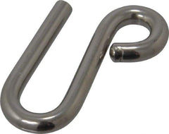 Ronstan - 13/32" Opening, 316 Stainless Steel Electropolished S-Hook - 880 Lb Capacity, 3/8" ID, 1/4" Wire, 2-7/16" OAL - Industrial Tool & Supply