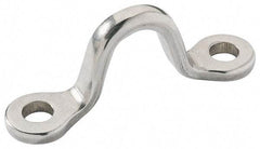 Ronstan - 11/16" Rope Guide/Eye Strap - 2-3/8" Between Centers, 316 Stainless Steel, Electropolished - Industrial Tool & Supply
