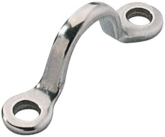 Ronstan - 15/32" Rope Guide/Eye Strap - 1-3/4" Between Centers, 316 Stainless Steel, Electropolished - Industrial Tool & Supply