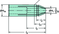 393CGP201272 CORO GRIP PENCIL COLLET - Industrial Tool & Supply