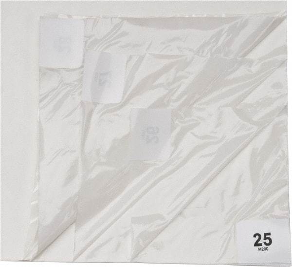 Wearwell - 3' Long x 2' Wide x 1/8" Thick, Dry Environment, Smooth Pattern Clean Room Matting - Tacky Sheets, White, 30 Layers per Mat, Series 095 - Industrial Tool & Supply