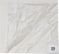 Wearwell - 3' Long x 2' Wide x 1/8" Thick, Dry Environment, Smooth Pattern Clean Room Matting - Tacky Sheets, White, 30 Layers per Mat, Series 095 - Industrial Tool & Supply