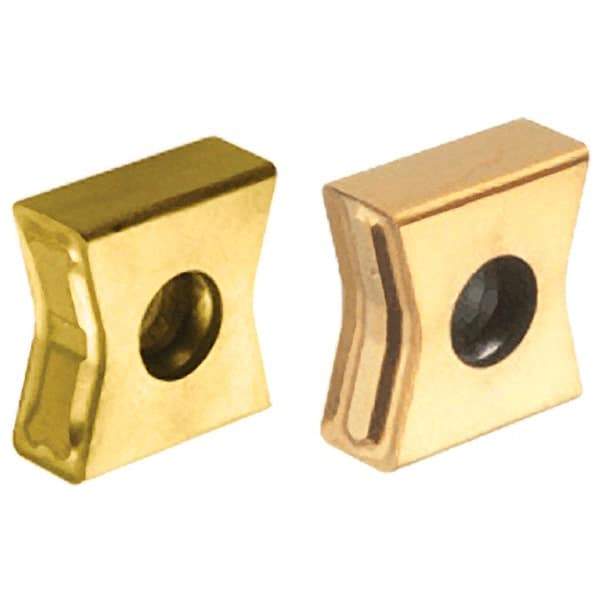 Iscar - LNKX1506 Grade IC810 Carbide Milling Insert - AlTiN/TiN Finish, 0.5465" Thick, 0.8mm Corner Radius - Industrial Tool & Supply