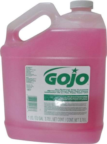 GOJO - 1 Gal Bottle Liquid Hand Cleaner - Pink - Industrial Tool & Supply