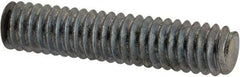 Value Collection - #8-32 3/4" OAL Fully Threaded Stud - Carbon Steel, Zinc-Plated Finish - Industrial Tool & Supply