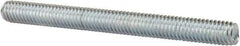 Value Collection - 3/8-16 4" OAL Fully Threaded Stud - Carbon Steel, Zinc-Plated Finish - Industrial Tool & Supply