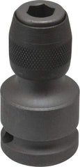 Wera - 1/2" Drive, 5/16" Insert, Hex Drive Bit Adapter - Quick Release, 1-15/16" OAL - Industrial Tool & Supply