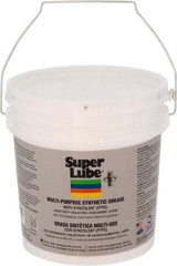 Synco Chemical - 5 Lb Pail Synthetic General Purpose Grease - Translucent White, Food Grade, 450°F Max Temp, NLGIG 2, - Industrial Tool & Supply