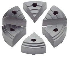 Value Collection - 2.16" Chuck Capacity, JF Attachment, Round Soft Lathe Chuck Jaw - 6 Jaws, Steel - Industrial Tool & Supply