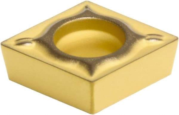 Sumitomo - CCMT21.51 ESU Grade AC830P Carbide Turning Insert - Al2O3 Finish, 80° Diamond, 1/4" Inscr Circle, 3/32" Thick, 1/64" Corner Radius - Industrial Tool & Supply