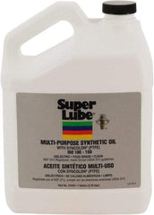 Synco Chemical - 1 Gal Bottle Synthetic Multi-Purpose Oil - -42.78 to 232.22°F, SAE 85W, ISO 150, 681.5 SUS at 40°C, Food Grade - Industrial Tool & Supply