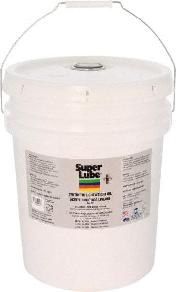 Synco Chemical - 5 Gal Pail Synthetic Multi-Purpose Oil - -40500°F, SAE 80W, ISO 68, 350 SUS at 40°C, Food Grade - Industrial Tool & Supply