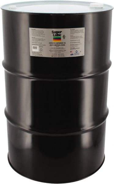 Synco Chemical - 55 Gal Drum Synthetic Multi-Purpose Oil - -40500°F, SAE 80W, ISO 68, 350 SUS at 40°C, Food Grade - Industrial Tool & Supply
