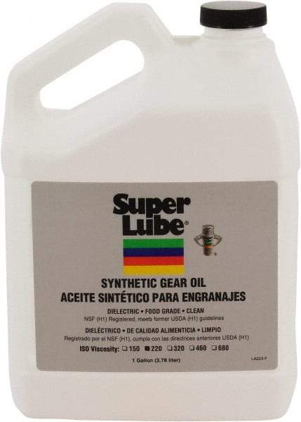Synco Chemical - 1 Gal Bottle, Synthetic Gear Oil - -45°F to 450°F, ISO 220 - Industrial Tool & Supply