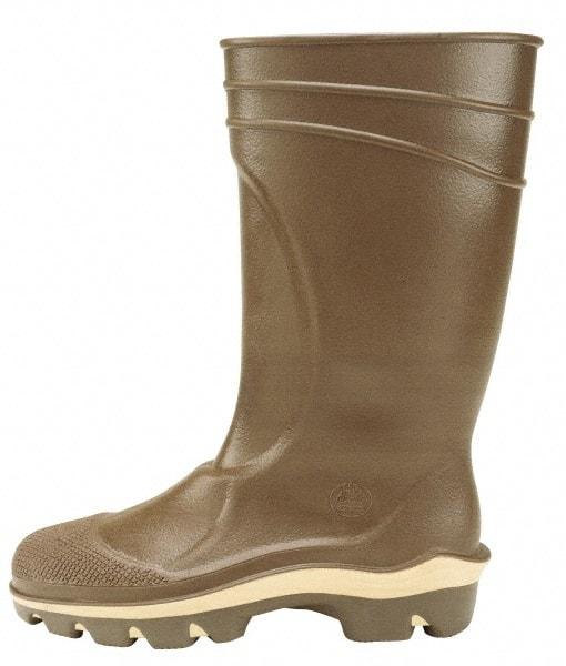 Dunlop Protective Footwear - Men's Size 6 Medium Width Steel Knee Boot - Black, PVC Upper, 16" High, Chemical Resistant, Non-Slip, Waterproof - Industrial Tool & Supply