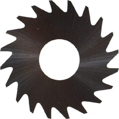 RobbJack - 3/4" Diam x 0.006" Blade Thickness x 1/4" Arbor Hole Diam, 20 Tooth Slitting and Slotting Saw - Arbor Connection, Right Hand, Uncoated, Solid Carbide, Concave Ground - Industrial Tool & Supply