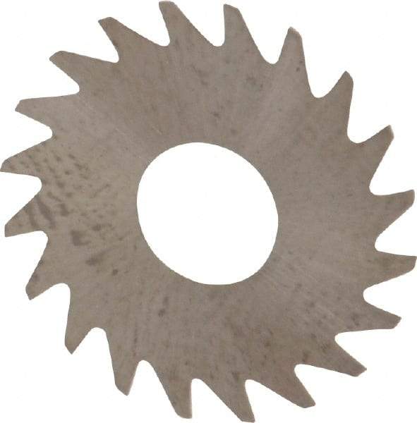 RobbJack - 3/4" Diam x 0.008" Blade Thickness x 1/4" Arbor Hole Diam, 20 Tooth Slitting and Slotting Saw - Arbor Connection, Right Hand, Uncoated, Solid Carbide, Concave Ground - Industrial Tool & Supply