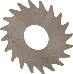RobbJack - 3/4" Diam x 0.008" Blade Thickness x 1/4" Arbor Hole Diam, 20 Tooth Slitting and Slotting Saw - Arbor Connection, Right Hand, Uncoated, Solid Carbide, Concave Ground - Industrial Tool & Supply