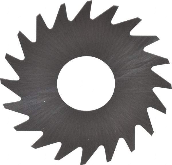 RobbJack - 3/4" Diam x 0.012" Blade Thickness x 1/4" Arbor Hole Diam, 20 Tooth Slitting and Slotting Saw - Arbor Connection, Right Hand, Uncoated, Solid Carbide, Concave Ground - Industrial Tool & Supply