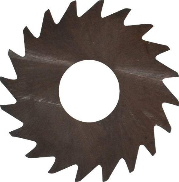 RobbJack - 3/4" Diam x 0.0156" Blade Thickness x 1/4" Arbor Hole Diam, 20 Tooth Slitting and Slotting Saw - Arbor Connection, Right Hand, Uncoated, Solid Carbide, Concave Ground - Industrial Tool & Supply