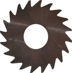 RobbJack - 3/4" Diam x 0.0156" Blade Thickness x 1/4" Arbor Hole Diam, 20 Tooth Slitting and Slotting Saw - Arbor Connection, Right Hand, Uncoated, Solid Carbide, Concave Ground - Industrial Tool & Supply