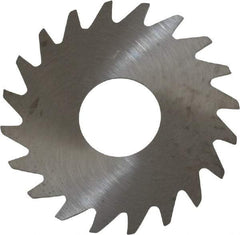 RobbJack - 3/4" Diam x 0.018" Blade Thickness x 1/4" Arbor Hole Diam, 20 Tooth Slitting and Slotting Saw - Arbor Connection, Right Hand, Uncoated, Solid Carbide, Concave Ground - Industrial Tool & Supply