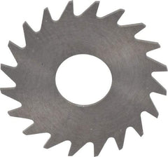 RobbJack - 3/4" Diam x 0.023" Blade Thickness x 1/4" Arbor Hole Diam, 20 Tooth Slitting and Slotting Saw - Arbor Connection, Right Hand, Uncoated, Solid Carbide, Concave Ground - Industrial Tool & Supply