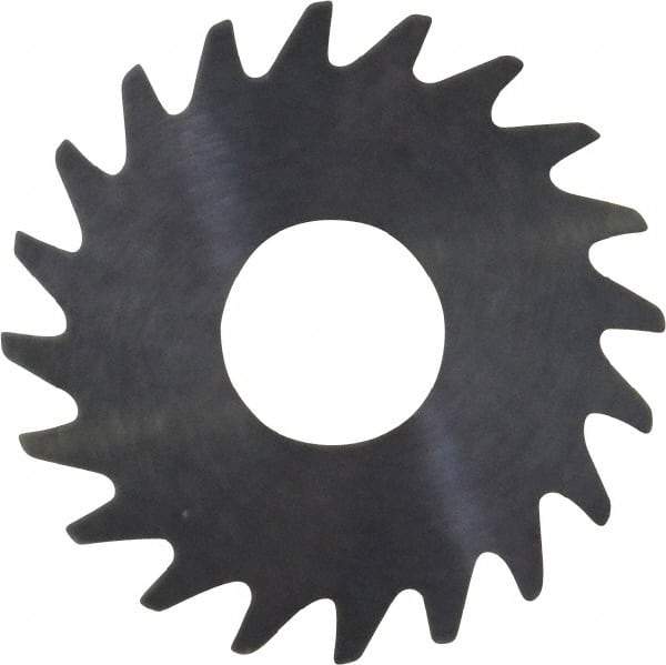 RobbJack - 3/4" Diam x 0.028" Blade Thickness x 1/4" Arbor Hole Diam, 20 Tooth Slitting and Slotting Saw - Arbor Connection, Right Hand, Uncoated, Solid Carbide, Concave Ground - Industrial Tool & Supply