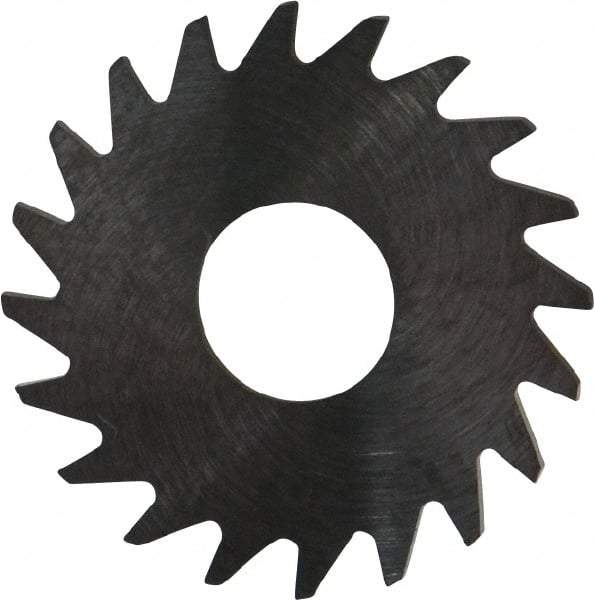 RobbJack - 3/4" Diam x 0.0312" Blade Thickness x 1/4" Arbor Hole Diam, 20 Tooth Slitting and Slotting Saw - Arbor Connection, Right Hand, Uncoated, Solid Carbide, Concave Ground - Industrial Tool & Supply