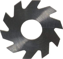 RobbJack - 3/4" Diam x 0.04" Blade Thickness x 1/4" Arbor Hole Diam, 10 Tooth Slitting and Slotting Saw - Arbor Connection, Right Hand, Uncoated, Solid Carbide, Concave Ground - Industrial Tool & Supply