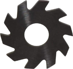 RobbJack - 3/4" Diam x 0.051" Blade Thickness x 1/4" Arbor Hole Diam, 10 Tooth Slitting and Slotting Saw - Arbor Connection, Right Hand, Uncoated, Solid Carbide, Concave Ground - Industrial Tool & Supply