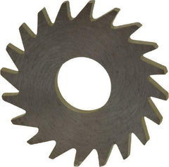 RobbJack - 3/4" Diam x 0.051" Blade Thickness x 1/4" Arbor Hole Diam, 20 Tooth Slitting and Slotting Saw - Arbor Connection, Right Hand, Uncoated, Solid Carbide, Concave Ground - Industrial Tool & Supply