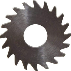 RobbJack - 3/4" Diam x 1/16" Blade Thickness x 1/4" Arbor Hole Diam, 20 Tooth Slitting and Slotting Saw - Arbor Connection, Right Hand, Uncoated, Solid Carbide, Concave Ground - Industrial Tool & Supply