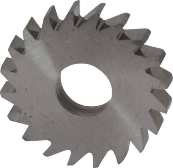 RobbJack - 3/4" Diam x 1/8" Blade Thickness x 1/4" Arbor Hole Diam, 20 Tooth Slitting and Slotting Saw - Arbor Connection, Right Hand, Uncoated, Solid Carbide, Concave Ground - Industrial Tool & Supply