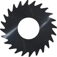 RobbJack - 1" Diam x 0.004" Blade Thickness x 3/8" Arbor Hole Diam, 24 Tooth Slitting and Slotting Saw - Arbor Connection, Right Hand, Uncoated, Solid Carbide, Concave Ground - Industrial Tool & Supply