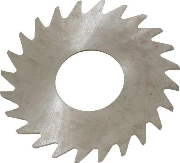 RobbJack - 1" Diam x 0.0156" Blade Thickness x 3/8" Arbor Hole Diam, 24 Tooth Slitting and Slotting Saw - Arbor Connection, Right Hand, Uncoated, Solid Carbide, Concave Ground - Industrial Tool & Supply