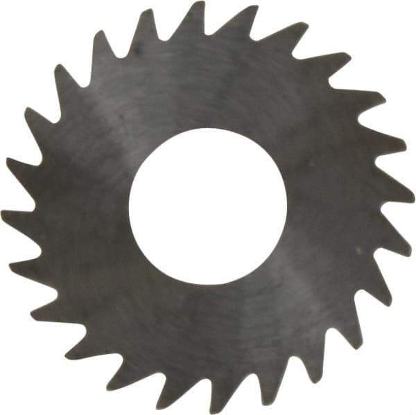 RobbJack - 1" Diam x 0.02" Blade Thickness x 3/8" Arbor Hole Diam, 24 Tooth Slitting and Slotting Saw - Arbor Connection, Right Hand, Uncoated, Solid Carbide, Concave Ground - Industrial Tool & Supply