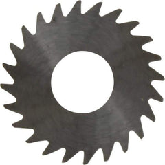 RobbJack - 1" Diam x 0.02" Blade Thickness x 3/8" Arbor Hole Diam, 24 Tooth Slitting and Slotting Saw - Arbor Connection, Right Hand, Uncoated, Solid Carbide, Concave Ground - Industrial Tool & Supply