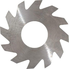 RobbJack - 1" Diam x 0.025" Blade Thickness x 3/8" Arbor Hole Diam, 12 Tooth Slitting and Slotting Saw - Arbor Connection, Right Hand, Uncoated, Solid Carbide, Concave Ground - Industrial Tool & Supply