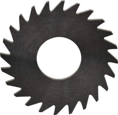 RobbJack - 1" Diam x 0.0468" Blade Thickness x 3/8" Arbor Hole Diam, 24 Tooth Slitting and Slotting Saw - Arbor Connection, Right Hand, Uncoated, Solid Carbide, Concave Ground - Industrial Tool & Supply