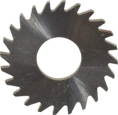 RobbJack - 1" Diam x 1/16" Blade Thickness x 3/8" Arbor Hole Diam, 24 Tooth Slitting and Slotting Saw - Arbor Connection, Right Hand, Uncoated, Solid Carbide, Concave Ground - Industrial Tool & Supply