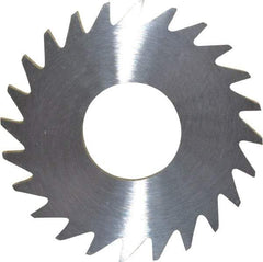 RobbJack - 1" Diam x 0.0937" Blade Thickness x 3/8" Arbor Hole Diam, 24 Tooth Slitting and Slotting Saw - Arbor Connection, Right Hand, Uncoated, Solid Carbide, Concave Ground - Industrial Tool & Supply