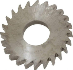 RobbJack - 1" Diam x 1/8" Blade Thickness x 3/8" Arbor Hole Diam, 24 Tooth Slitting and Slotting Saw - Arbor Connection, Right Hand, Uncoated, Solid Carbide, Concave Ground - Industrial Tool & Supply