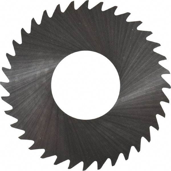 RobbJack - 1-1/4" Diam x 0.004" Blade Thickness x 1/2" Arbor Hole Diam, 36 Tooth Slitting and Slotting Saw - Arbor Connection, Right Hand, Uncoated, Solid Carbide, Concave Ground - Industrial Tool & Supply