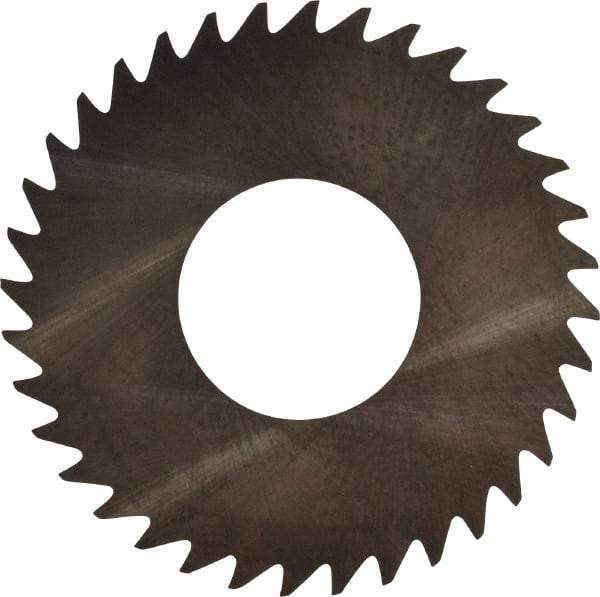 RobbJack - 1-1/4" Diam x 0.006" Blade Thickness x 1/2" Arbor Hole Diam, 36 Tooth Slitting and Slotting Saw - Arbor Connection, Right Hand, Uncoated, Solid Carbide, Concave Ground - Industrial Tool & Supply