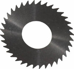 RobbJack - 1-1/4" Diam x 0.014" Blade Thickness x 1/2" Arbor Hole Diam, 36 Tooth Slitting and Slotting Saw - Arbor Connection, Right Hand, Uncoated, Solid Carbide, Concave Ground - Industrial Tool & Supply