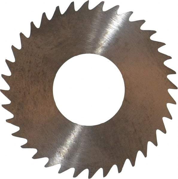 RobbJack - 1-1/4" Diam x 0.0156" Blade Thickness x 1/2" Arbor Hole Diam, 36 Tooth Slitting and Slotting Saw - Arbor Connection, Right Hand, Uncoated, Solid Carbide, Concave Ground - Industrial Tool & Supply