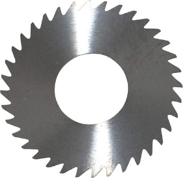 RobbJack - 1-1/4" Diam x 0.02" Blade Thickness x 1/2" Arbor Hole Diam, 36 Tooth Slitting and Slotting Saw - Arbor Connection, Right Hand, Uncoated, Solid Carbide, Concave Ground - Industrial Tool & Supply