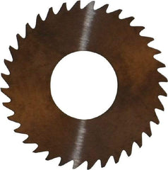 RobbJack - 1-1/4" Diam x 0.025" Blade Thickness x 1/2" Arbor Hole Diam, 36 Tooth Slitting and Slotting Saw - Arbor Connection, Right Hand, Uncoated, Solid Carbide, Concave Ground - Industrial Tool & Supply