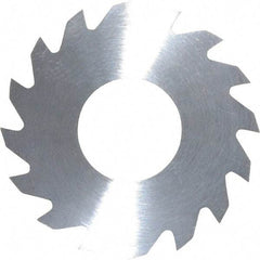 RobbJack - 1-1/4" Diam x 0.0312" Blade Thickness x 1/2" Arbor Hole Diam, 16 Tooth Slitting and Slotting Saw - Arbor Connection, Right Hand, Uncoated, Solid Carbide, Concave Ground - Industrial Tool & Supply